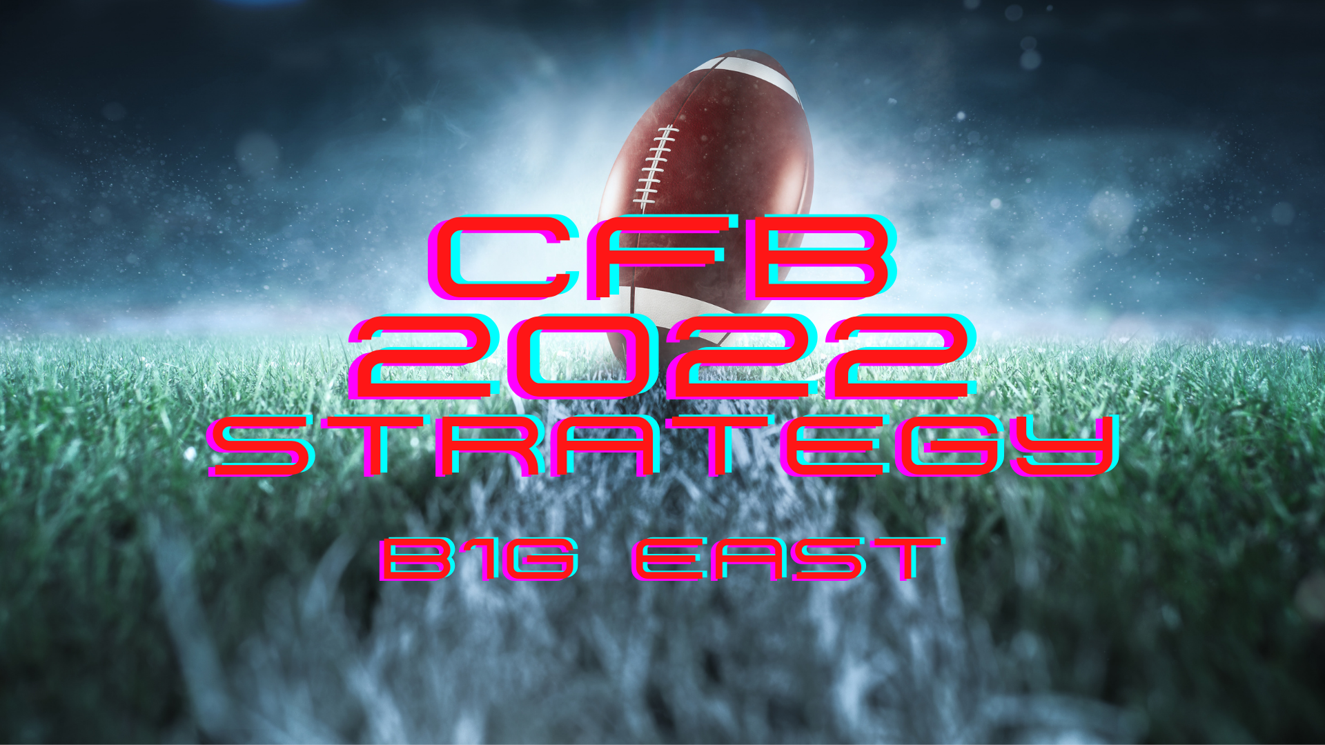カレッジフットボール22戦術予想 B1g East アメフト部